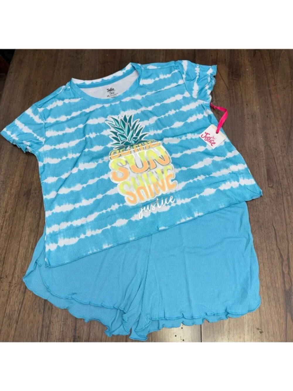 Justice Shorts Pajama Set 2 Piece LP